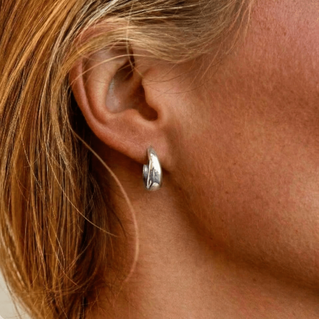 Pendientes Huggie Gota Mini
