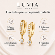 Características principales de los pendientes de Luvia