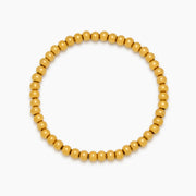 Pulsera Esferas Doradas Salma sobre fondo blanco