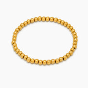 Vista completa de la Pulsera Esferas Doradas Salma