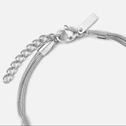 Cierre de mosquetón y cadena extensora de la Pulsera Nudo